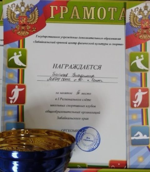 ШСК «Полтинник». Грамоты